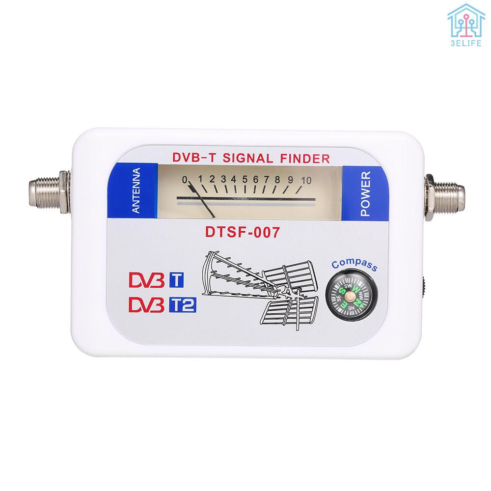 【E&amp;V】SF-007W Satellite Signal Finder DVB-T Digital Signal Finder TV Receiver with Compass Pointer