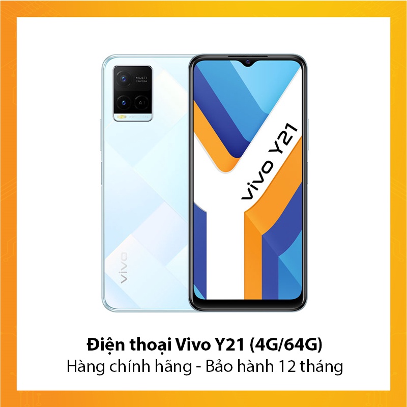Điện thoại Vivo Y21  - Hàng chính hãng - Bảo hành 12 tháng