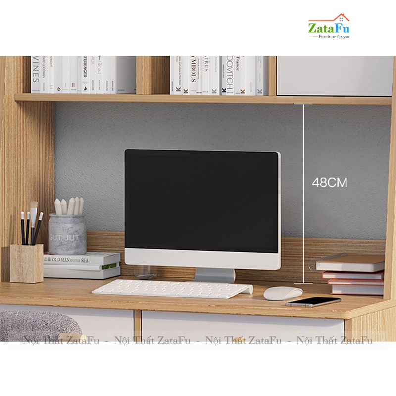 Bạn Làm Việc Lắp Ráp Có Kệ Sách BLV-23