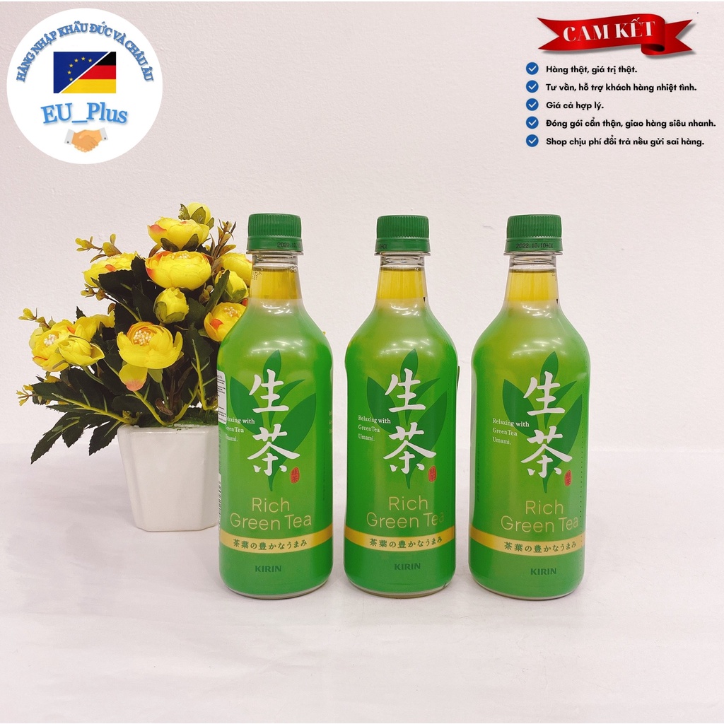 Nước uống trà xanh tươi Kirin Namacha 525ml