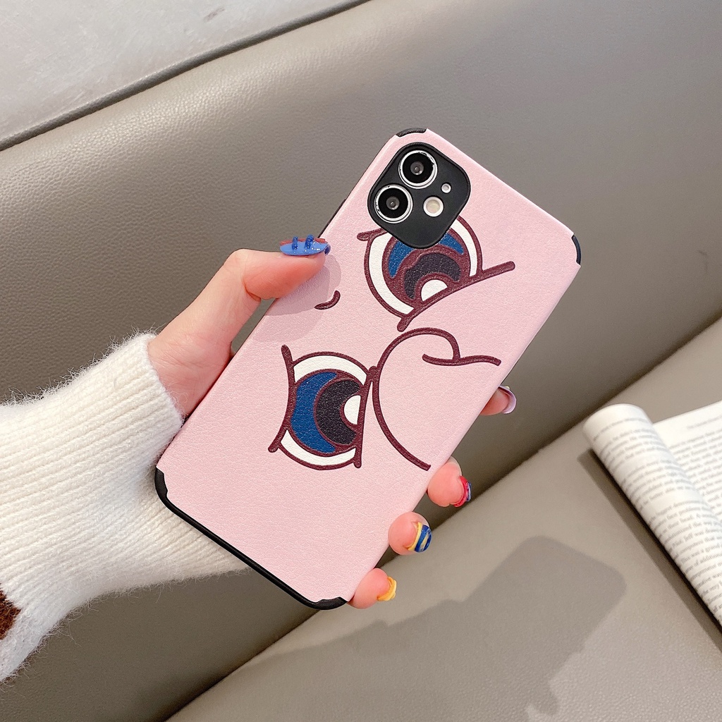 Ốp Điện Thoại Da Mềm Họa Tiết Quái Vật Kirby Cho iPhone 12Promax 11 X XS XR 8plus 7p