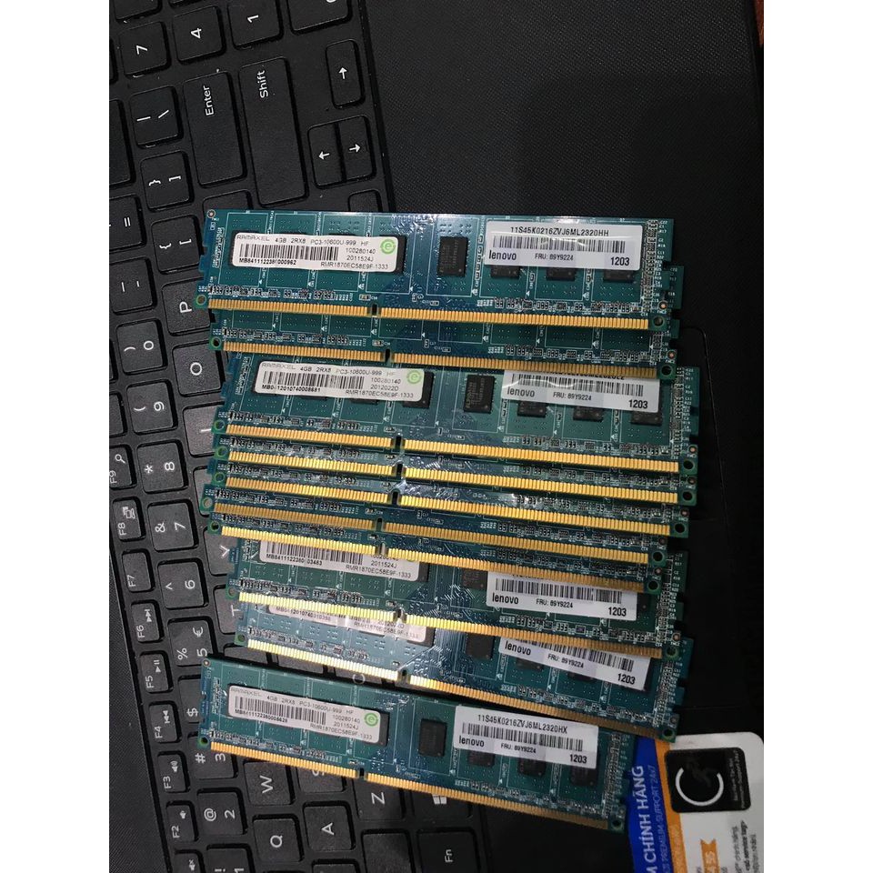 Ram DDR2 và DDR3 2gb 4gb 8gb bus 1600 và 1333 dùng cho các đời main pc