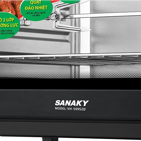 Lò nướng điện Sanaky VH-509S2D (Lò vuông- 50L)