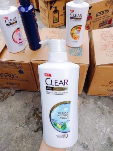 Dầu gội đầu Clear Thái Lan, Dầu gội clear men, bạc hà, anh đào, thảo dược.