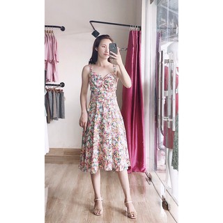 Váy yếm đầm đi biển siêu chất quần áo set công sở chân váy quần áo sơ mi chân váy váy bầu váy yếm váy tơ váy voan lụa