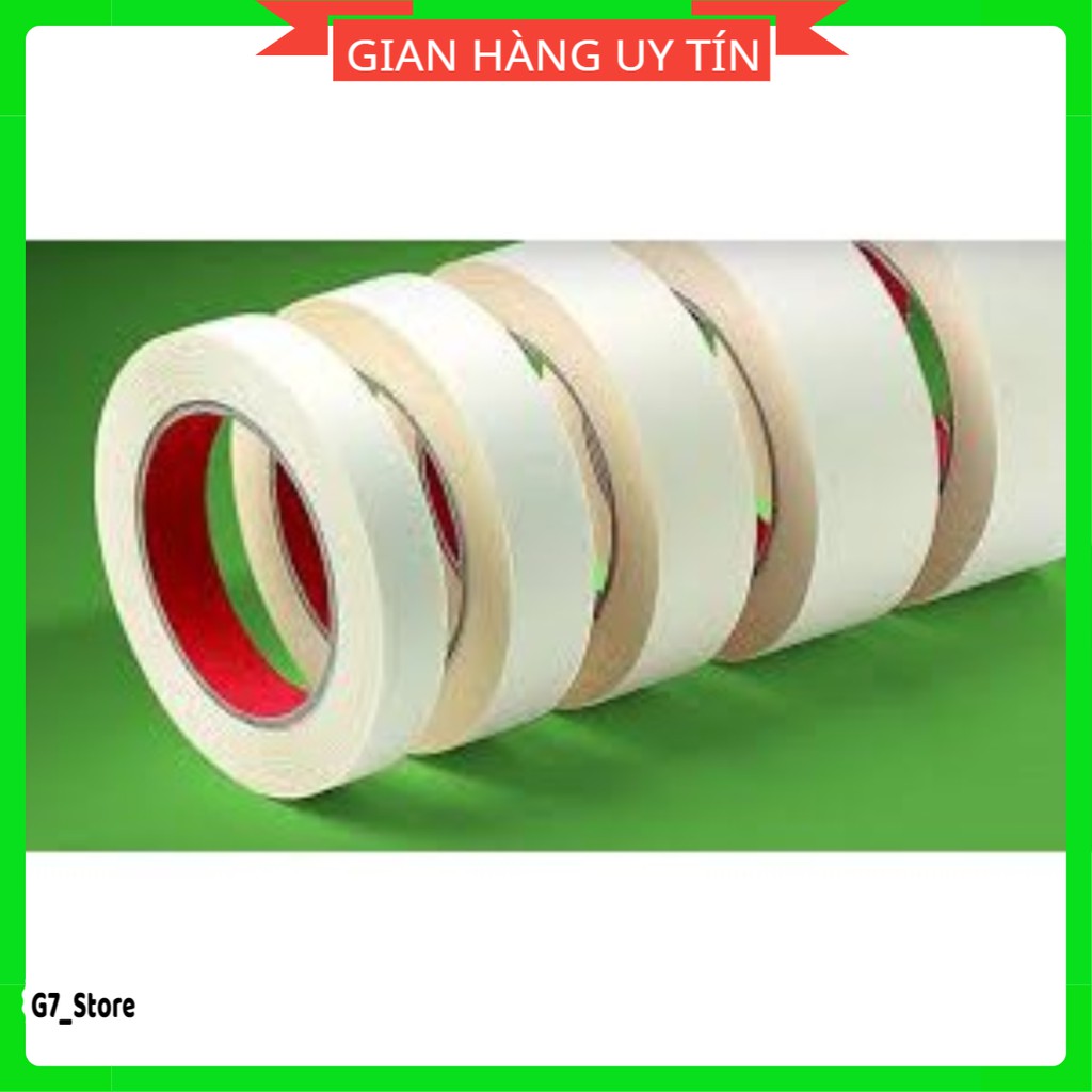 (SALE) Băng dính giấy dày,băng keo giấy dài 18met