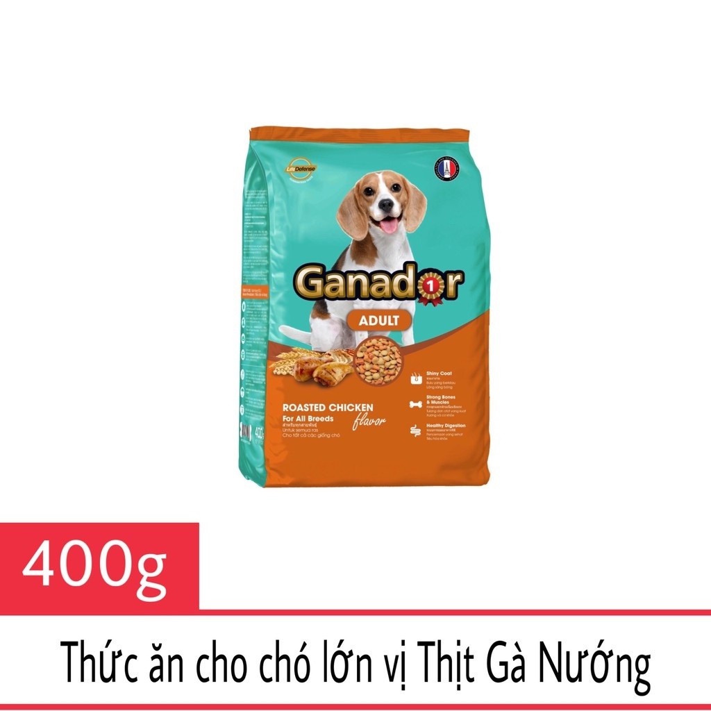 Thức ăn hạt khô Ganador 400g ️ FREESHIP️dùng cho chó Con, chó Lớn 400g - PetZoneHCM