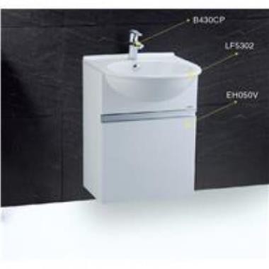 Bộ Tủ Lavabo Caesar Treo Tường LF5302/EH050V Màu Trắng