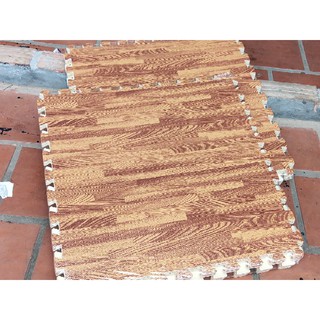 Sỉ thảm xốp trải nền vân gỗ 60x60x1cm