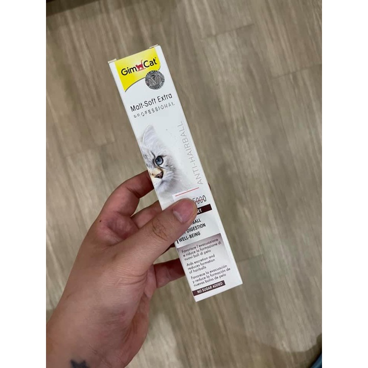 GIMCAT MALT SOFT ANTI HAIRBALL Gel tiêu búi lông cho mèo chính hãng