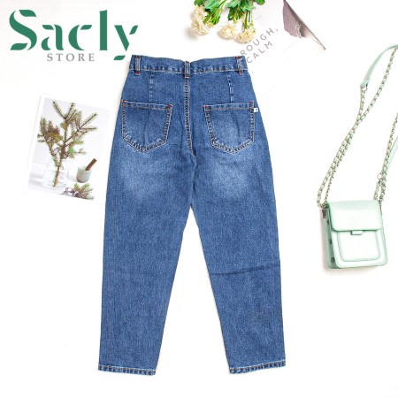 Quần baggy bé gái khóa dây chéo dành cho bé từ 25 ký -38 ký