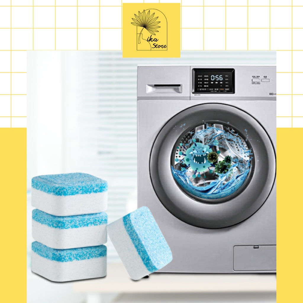 Lẻ 1 Viên Tẩy Lồng Vệ Sinh Lồng Máy Giặt Loại Cao Cấp, Vệ Sinh Sạch Vết Ố Bẩn,Tẩy Cặn Bẩn Máy Giặt Tika store