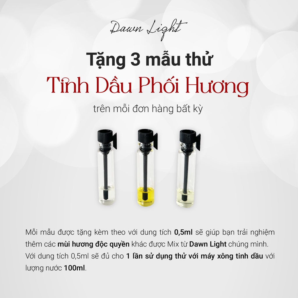 Tinh dầu thiên nhiên Dawnlight giúp thơm phòng, xả stress, kích thích miễn dịch