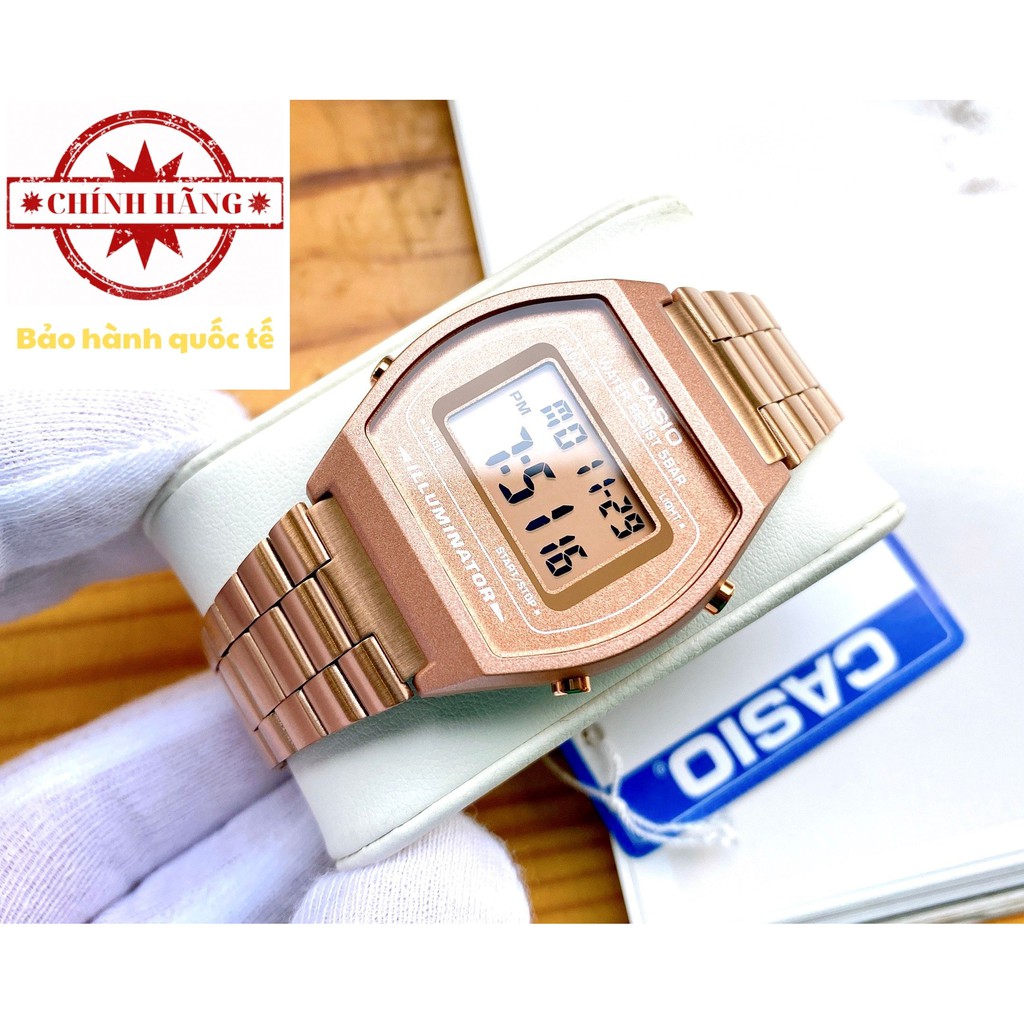 Đồng hồ Casio Nữ B640WC-5ADF mẫu Vintage - Pin 3 năm