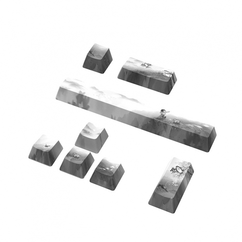 PBT8 Keycap Mechanical Oem Pbt 625U Pbt8 Bar Profile Space Sublimation100% brand new！