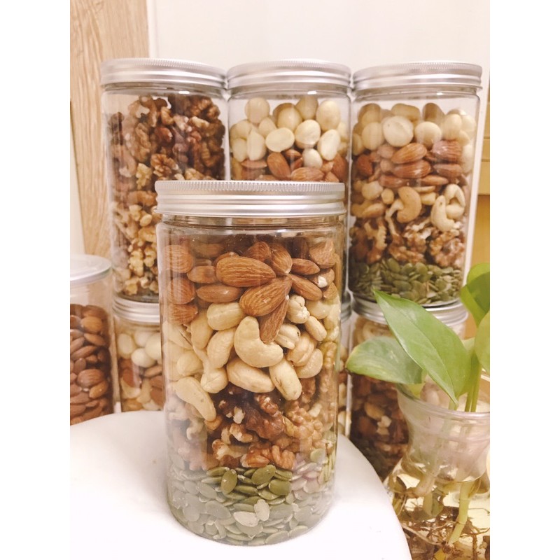 MIXED NUTS 4 VỊ ĂN LIỀN [Hạnh nhân, bí xanh, hạt điều, óc chó] - HẠT CHÍN