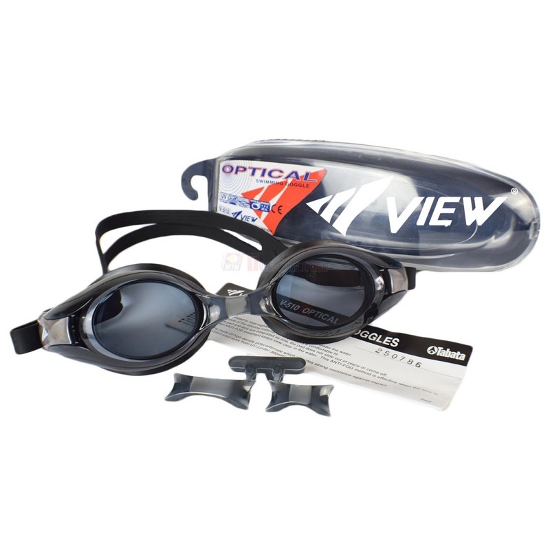 Kính Bơi Cận,Kính Bơi có độ View V510 Chính Hãng Từ 2 Đến 8 Độ - Quyensports