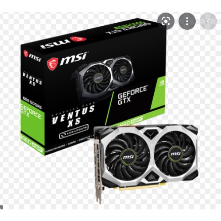 [Mã 154ELSALE2 giảm 7% đơn 300K] Vga card màn hình MSI GTX 1660 super VENTUS XS 6G OCV1 new chính hãng