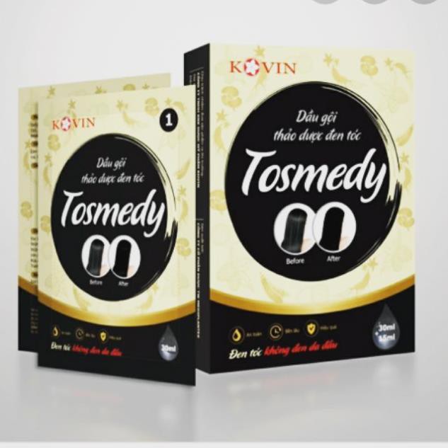Dầu gội thảo dược đen tóc TOSMEDY