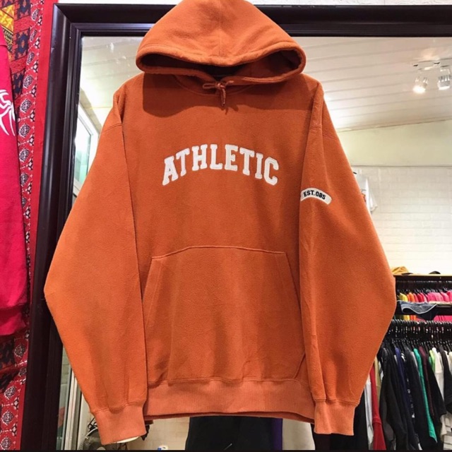 Áo hoodie athletic màu cam 200k