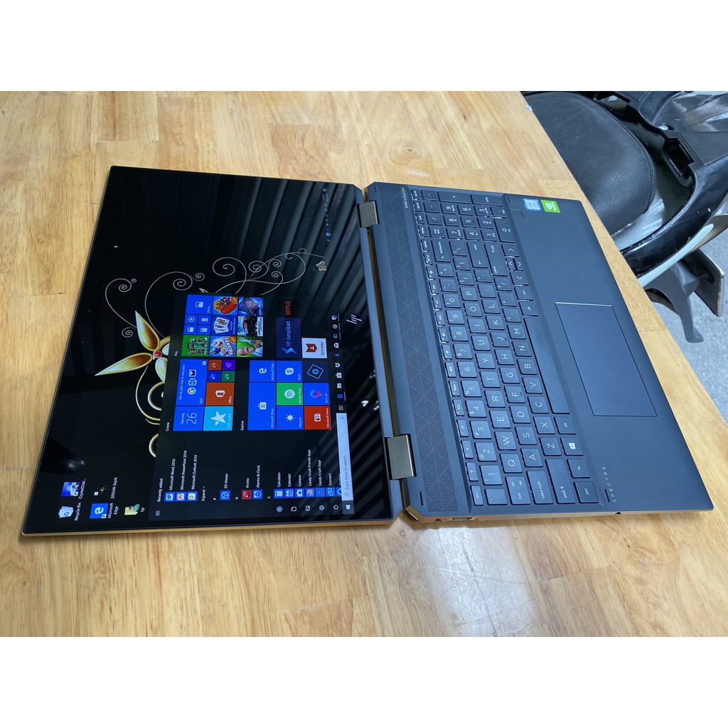 Laptop HP Spectre 15 X360 Gem Cut, i7 8565u, 16G, 512 ssd, MX150, 15,6in, 4K, touch, | BigBuy360 - bigbuy360.vn
