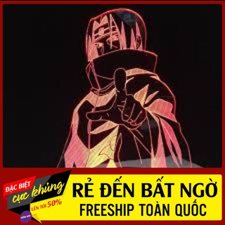 [FreeShip] Đèn Led 3D – Itachi Hàng Chuẩn Loại 1 - Bền Đẹp Điều Khiển Từ Xa Đổi 16 Màu Đèn Trang Trí Phòng Ngủ