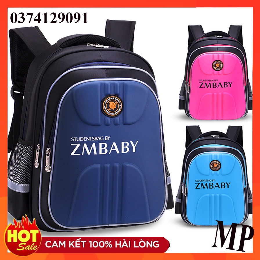 [DÒNG CAO CẤP] Cặp sách học sinh, balo ĐI HỌC thời trang ZMBABY chống thấm chất đẹp, Balo chống gù lưng cho bé