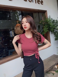 ÁO TAY NGẮN RÚT BÊN