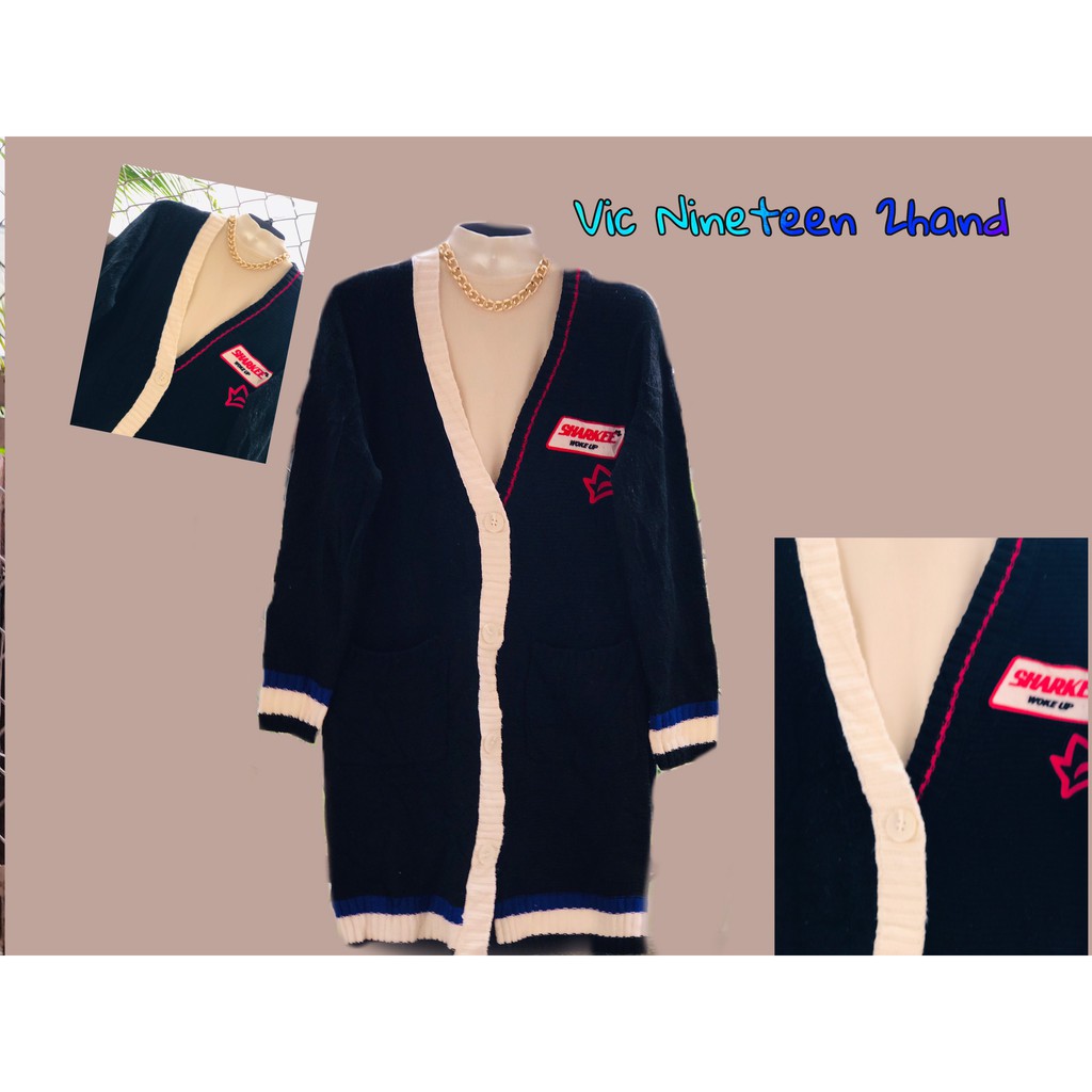 Khoác len Cardigan 2hand .