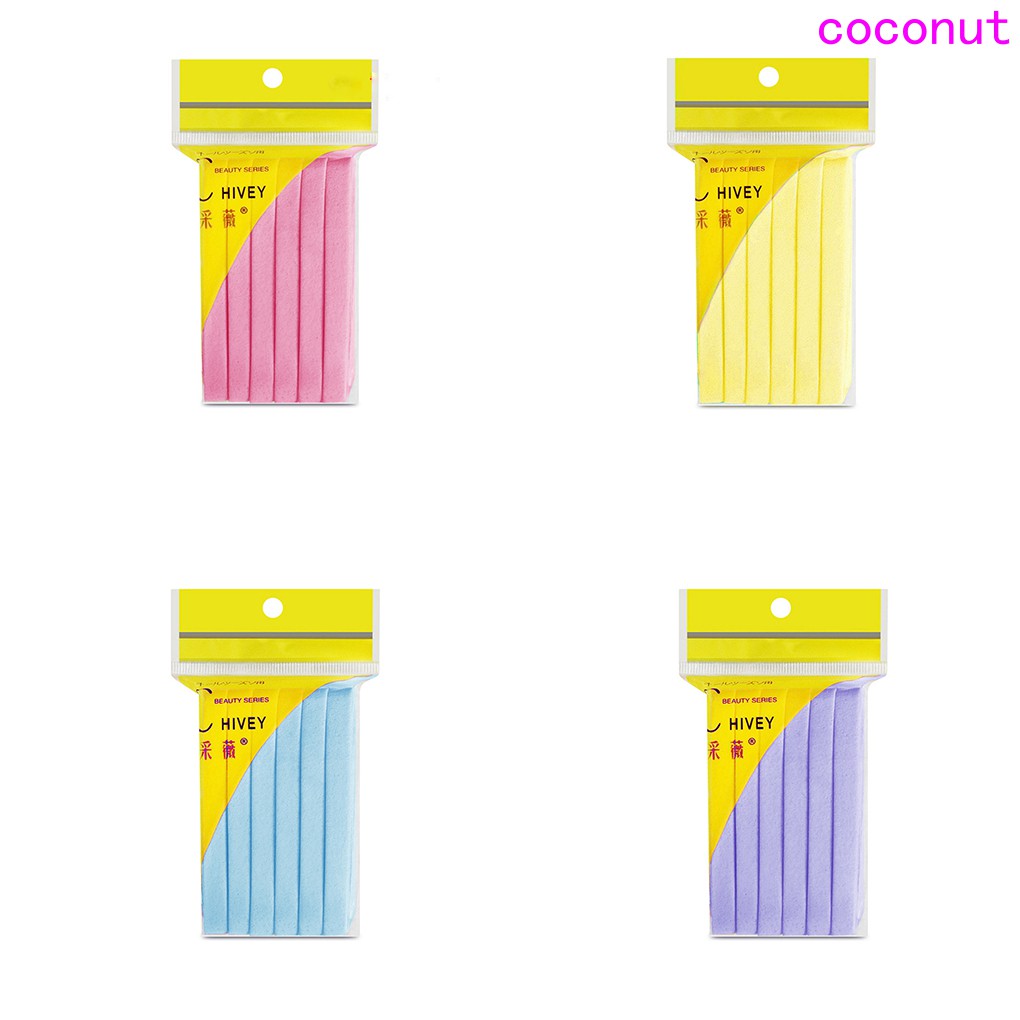 Set 12 miếng mút rửa mặt tẩy trang dạng nén tiện dụng