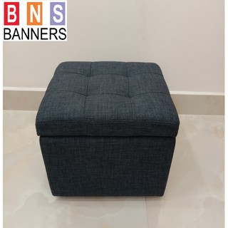 Ghế Đôn Hộp Vuông BNS-Xanh Dương Đậm