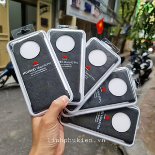Ốp lưng PU vân da cho Huawei Mate 40 Pro chính hãng