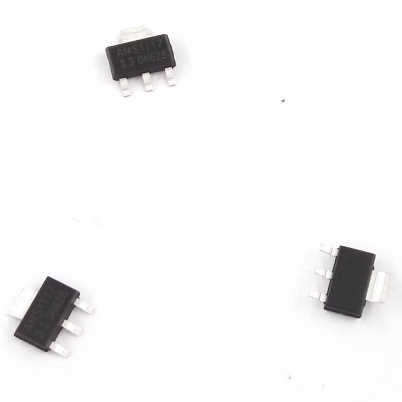 Bộ 100 chip IC điều chỉnh điện áp AMS1117-3.3 AMS1117-3.3V AMS1117 LM1117 1117