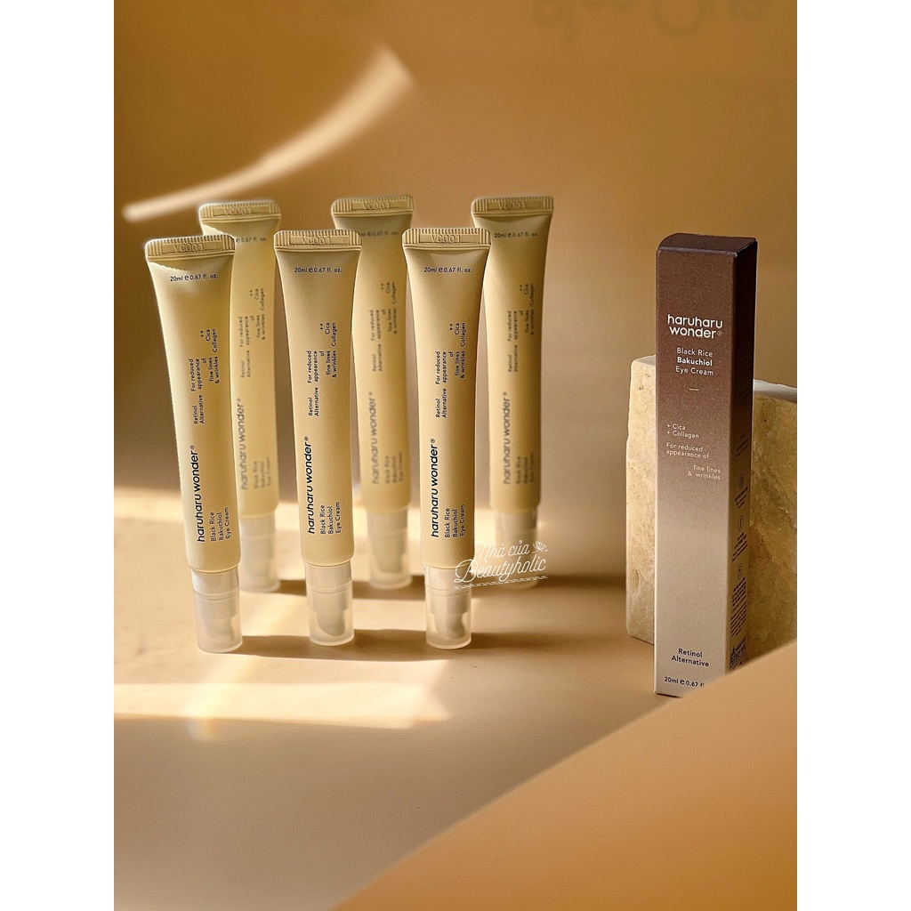 Kem dưỡng mắt thuần chay HARUHARU WONDER BLACK RICE BAKUCHIOL EYE CREAM
