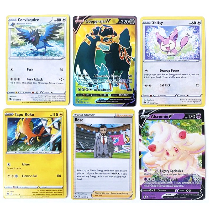 40pcs/324pcs Pokemon Cards Game Random Pikachu Flash Card Box Collectible Kids Toy Gift Card toy for child