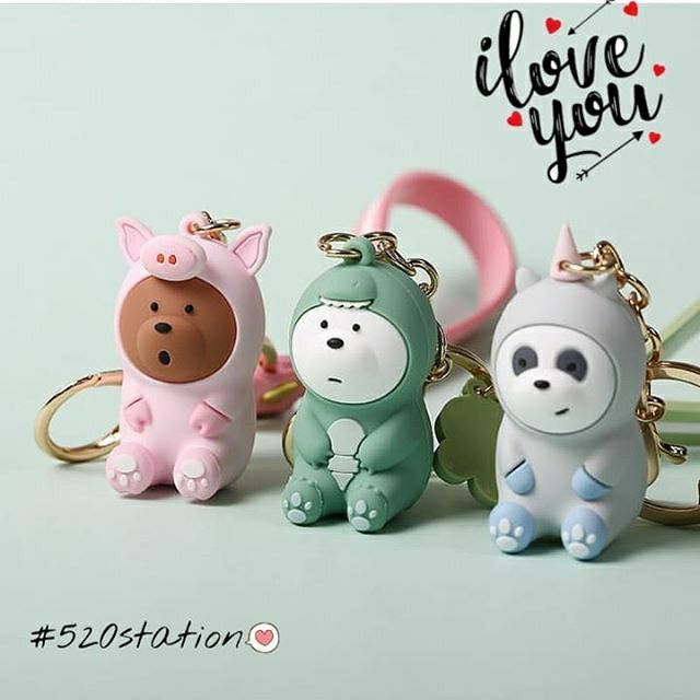 Móc khóa 3 chú gấu