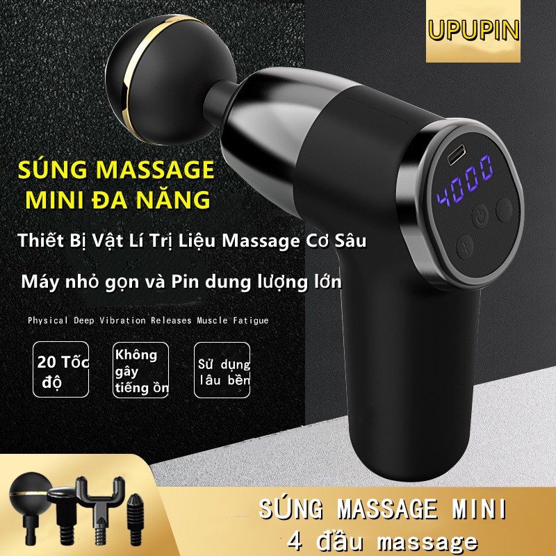 Súng massage mini 20 tốc độ súng massage thư giãn cơ massage rung massage