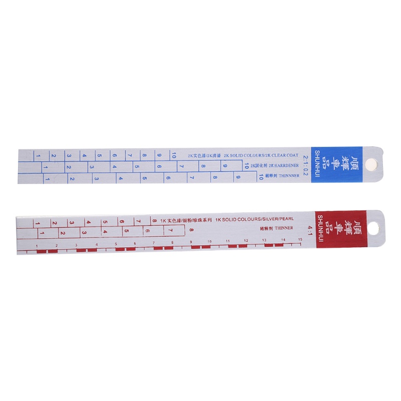 Thước đo sơn xe hơi màu đen/đỏ tiêu chuẩn Banjo chất lượng cao