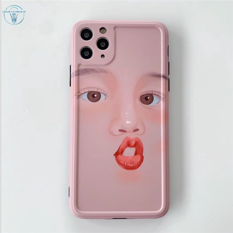 DG Anti-fall Silicone emoji mobile phone case For iphone 11 Pro Max XR X XS Max iphone SE 6 7 8 Plus Back Cover Soft Cases
