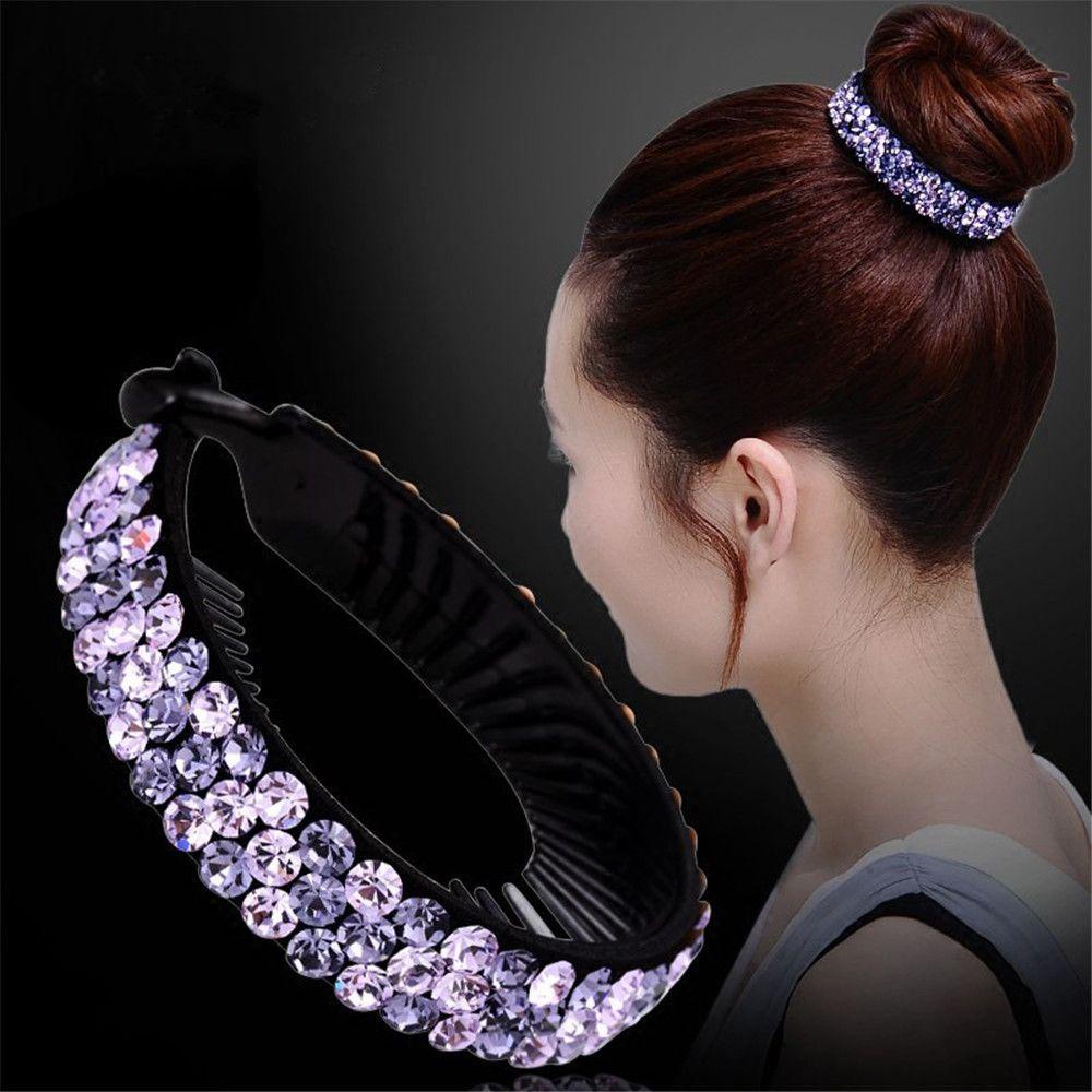 Kẹp Tóc Càng Cua Đính Hoa Xinh Xắn