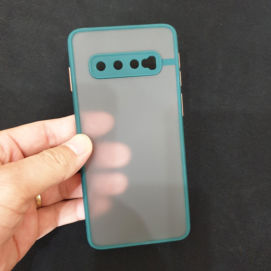 Ốp nhám viền cao su bảo vệ camera Samsung Galaxy S10