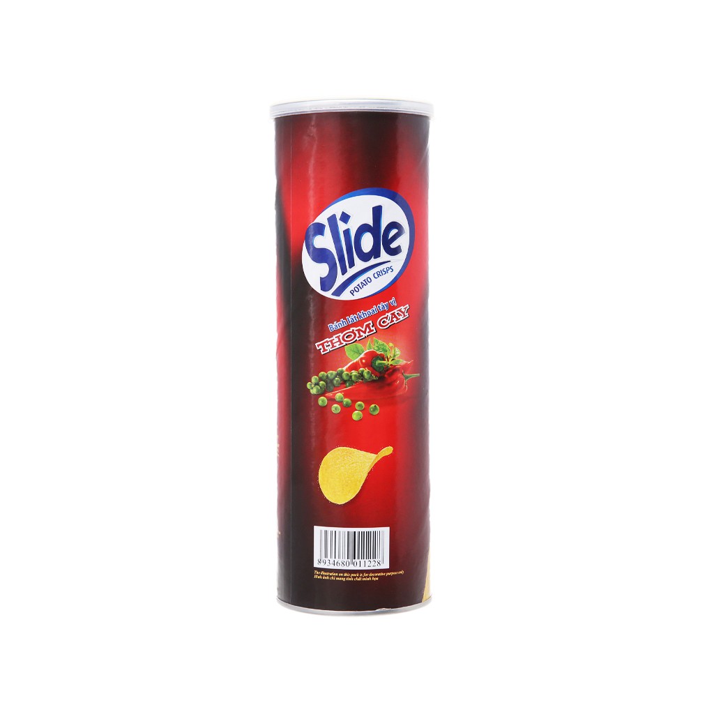 Snack khoai tây vị thơm cay Slide gói 160g