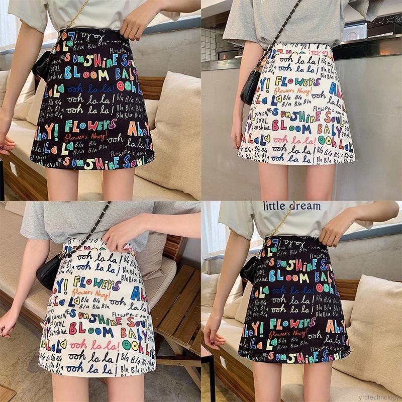 Chân Váy Thời Trang Cạp Cao In Hình Hoạt Họa Xinh Xắn | BigBuy360 - bigbuy360.vn