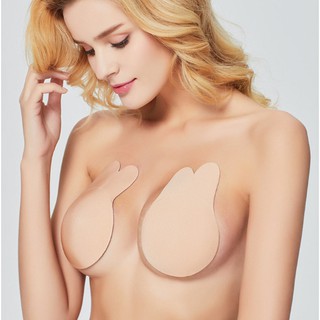 MIẾNG DÁN NGỰC SILICON HÌNH TAI THỎ CHỐNG XỆ NGỰC SIÊU TỐT-NEW