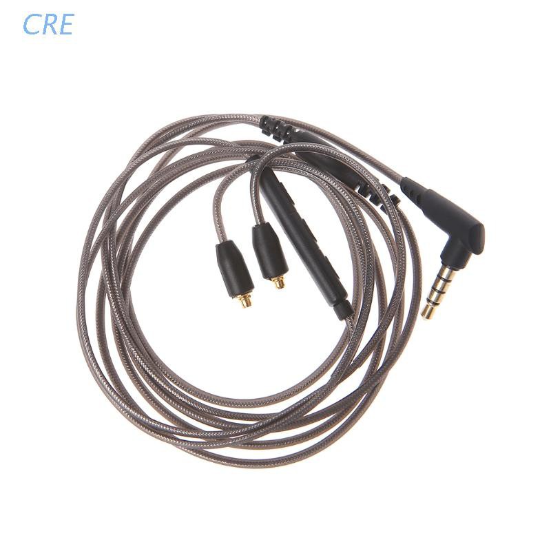 Dây Cáp Tai Nghe Mmcx 3.5mm Có Mic Cho Shure Se215 Se425 Ue900