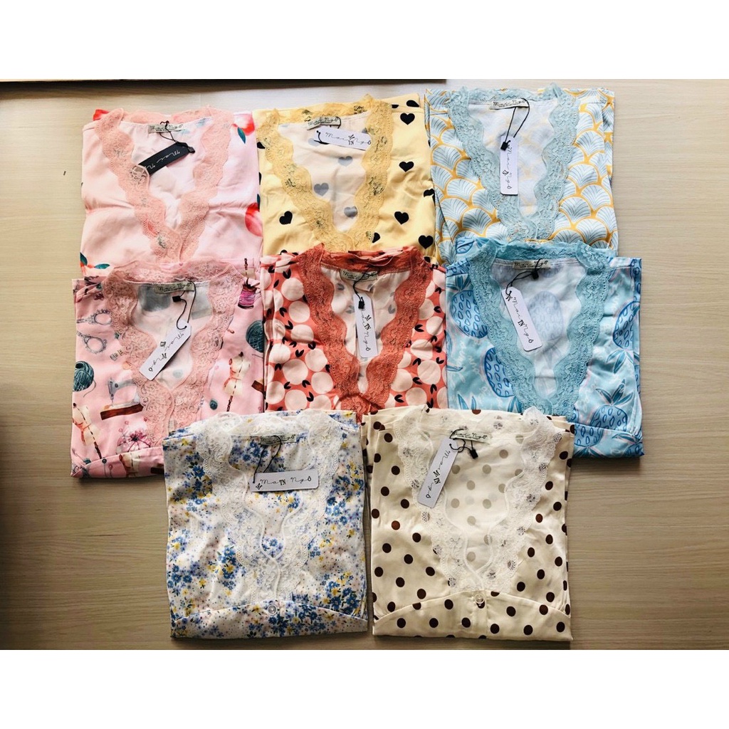 Bộ lụa ren Mai Ngô | BigBuy360 - bigbuy360.vn