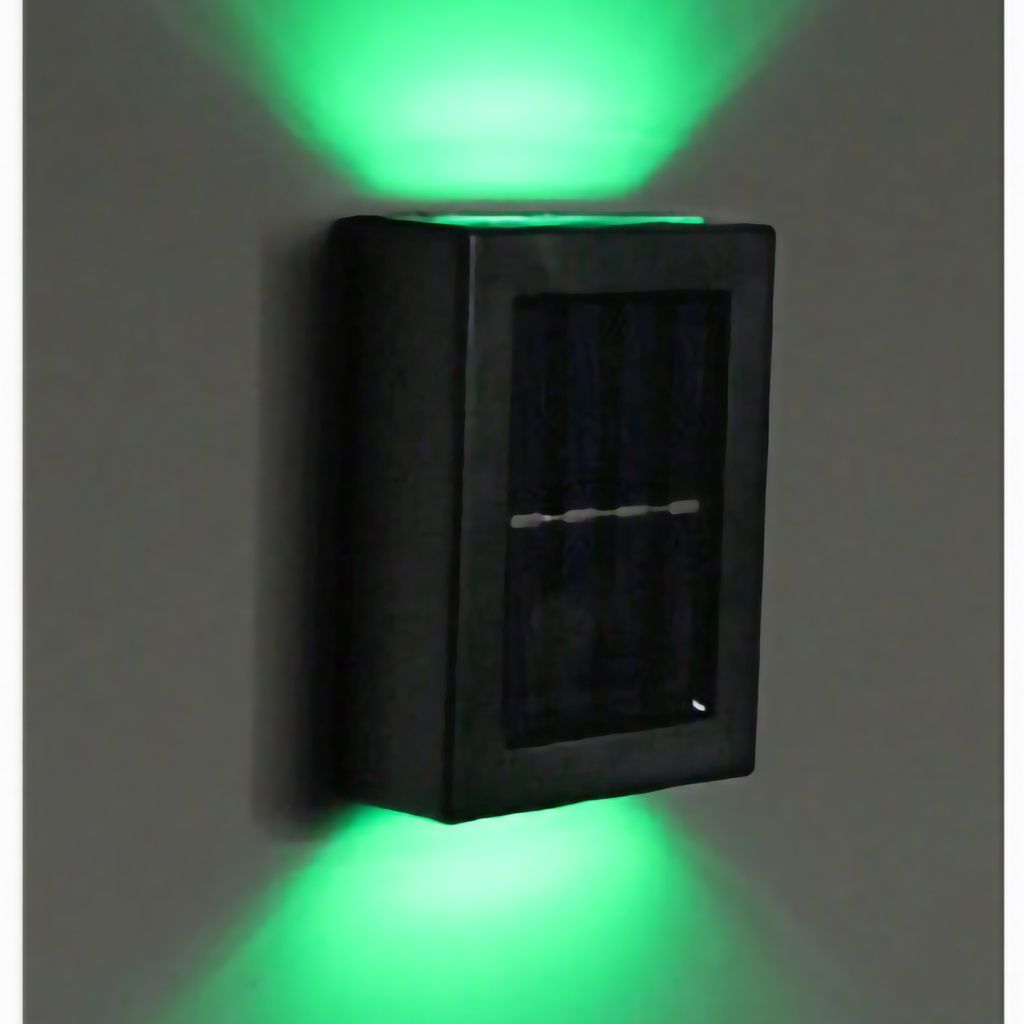 Đèn LED năng lượng mặt trời gắn tường chống nước IP65 chiếu sáng cảnh quan ngoài trời 1.2V 5W