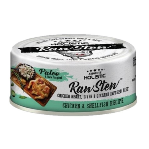 PATE ABSOLUTE HOLISTIC RAWSTEW CHO CHÓ MÈO - LON 80G