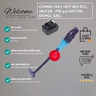 DCL281FzB 18v- Máy hút bụi makita 18v BRUSHLESS ( KHÔNG THAN)