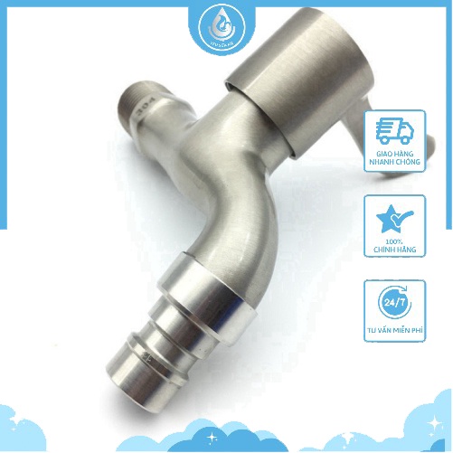 Vòi xả nhanh inox 304 cao cấp VXN04
